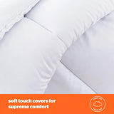 Silentnight so Snug 534222GE Dyne til kingsize seng, 15 tog, varm, hyggelig, tyk, allergivenlig og kan maskinvaskes, hvid, king size seng dyner og dyner Naty Shop