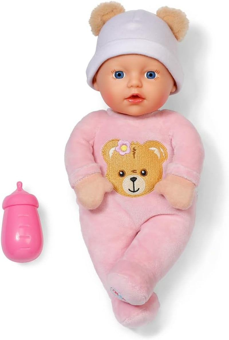 Baby Born Rosie blød dukke 30 cm med 6 lyde og flaske, pink