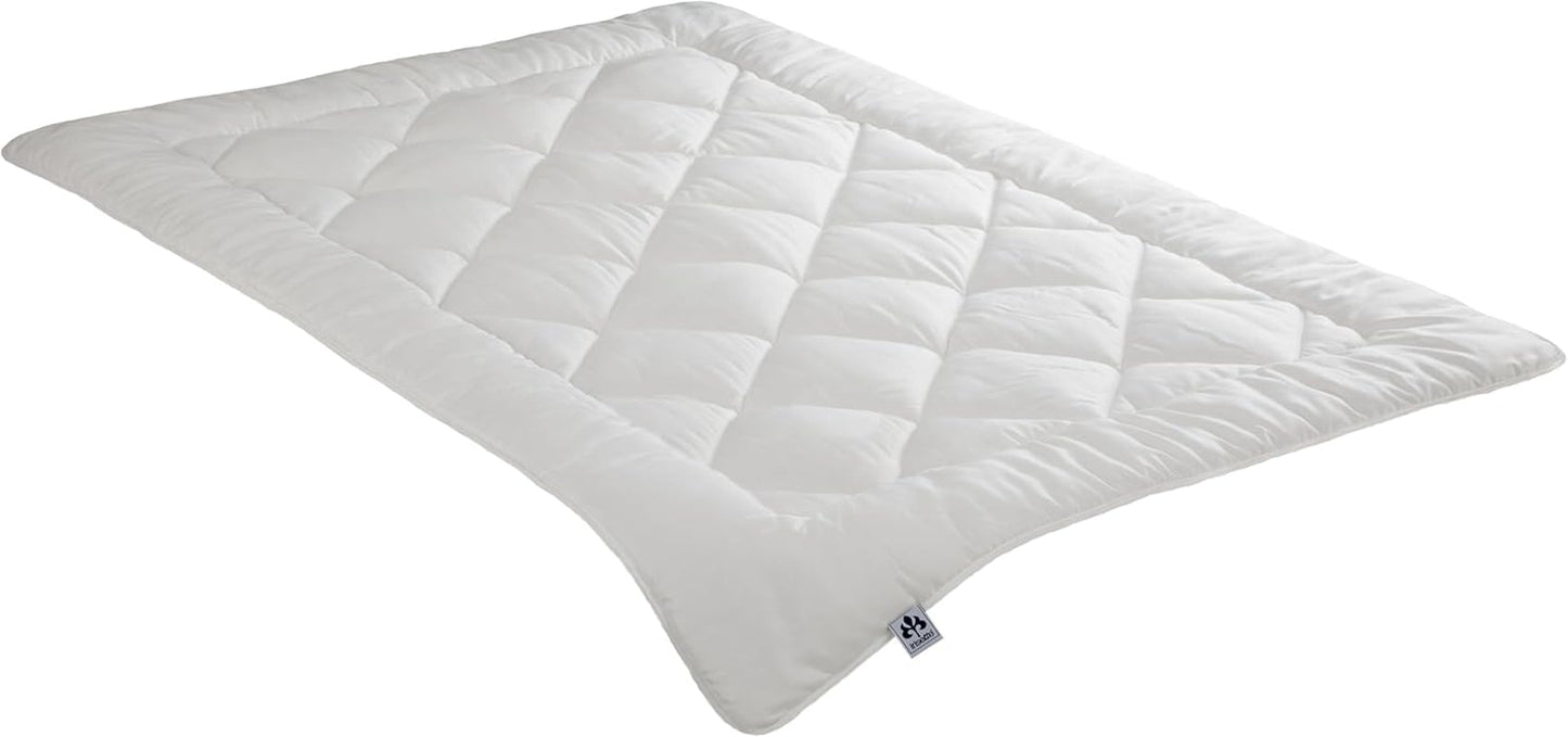 Irisette Merino All Season Quilt - Made in Germany - Ny Pure Wool Transitional Quilt 135 X 200 Cm Hvid Oeko-Tex Certified Quilts and Quilts Naty Shop 135 X 200 Cm All Season Mono Quilt