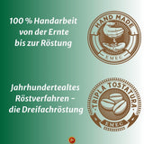 Caffè Crema - Kaffebønner ristet på Sicilien - Traditionel lang ristningsproces med perfekt crema, 250 g pose, ekstra lav surhedsgrad til fuldautomatiske maskiner og portafilter