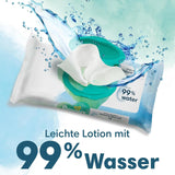 Virtuel pakke: Harmony Size 1 og Aqua Wet Wipes