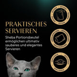 Sheba vådfoder til killinger, i diverse poser, med laks (MSC) og kylling i sauce, multipak 40x85g