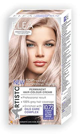Farve & pleje permanent hårfarve 120ml, professionelt resultat, dækning af gråt hår, beriget med olieplejekomplekser-Langvarig hårfarve (10.1 Super Light Ash Blonde) Naty Shop Hair Dye 10.72 Super Light Blonde Beige