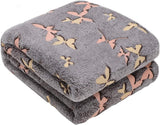 Kanguru Seng, sengetæppe, fleece tæppe til dobbeltseng, microfiber tæppe, Snoopy Peanuts GREY, 230X230Cm, sommertæppe, sengetæppe til soveværelse Senge og tæpper Besuche den Kanguru-Store 230X230 Cm Bright sommerfugle grå