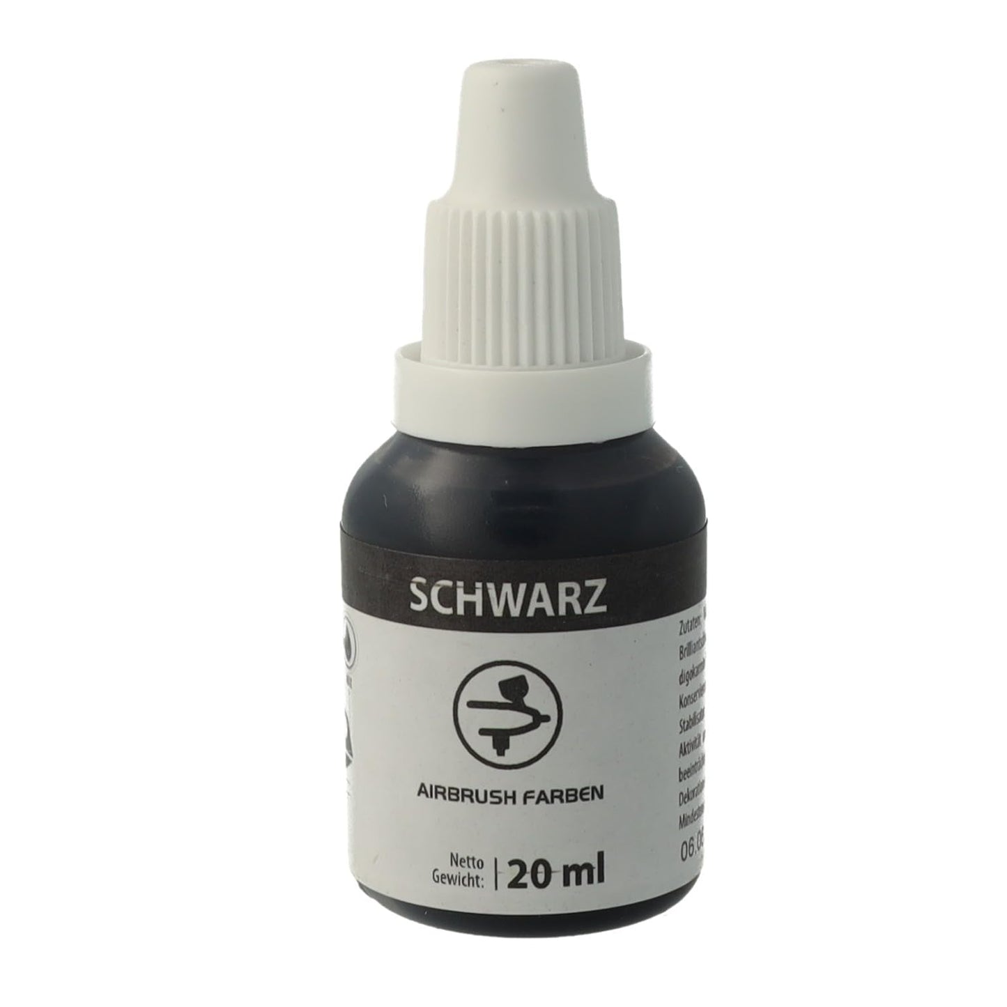 Madfarve Bakeryteam Airbrush Sort 20ml