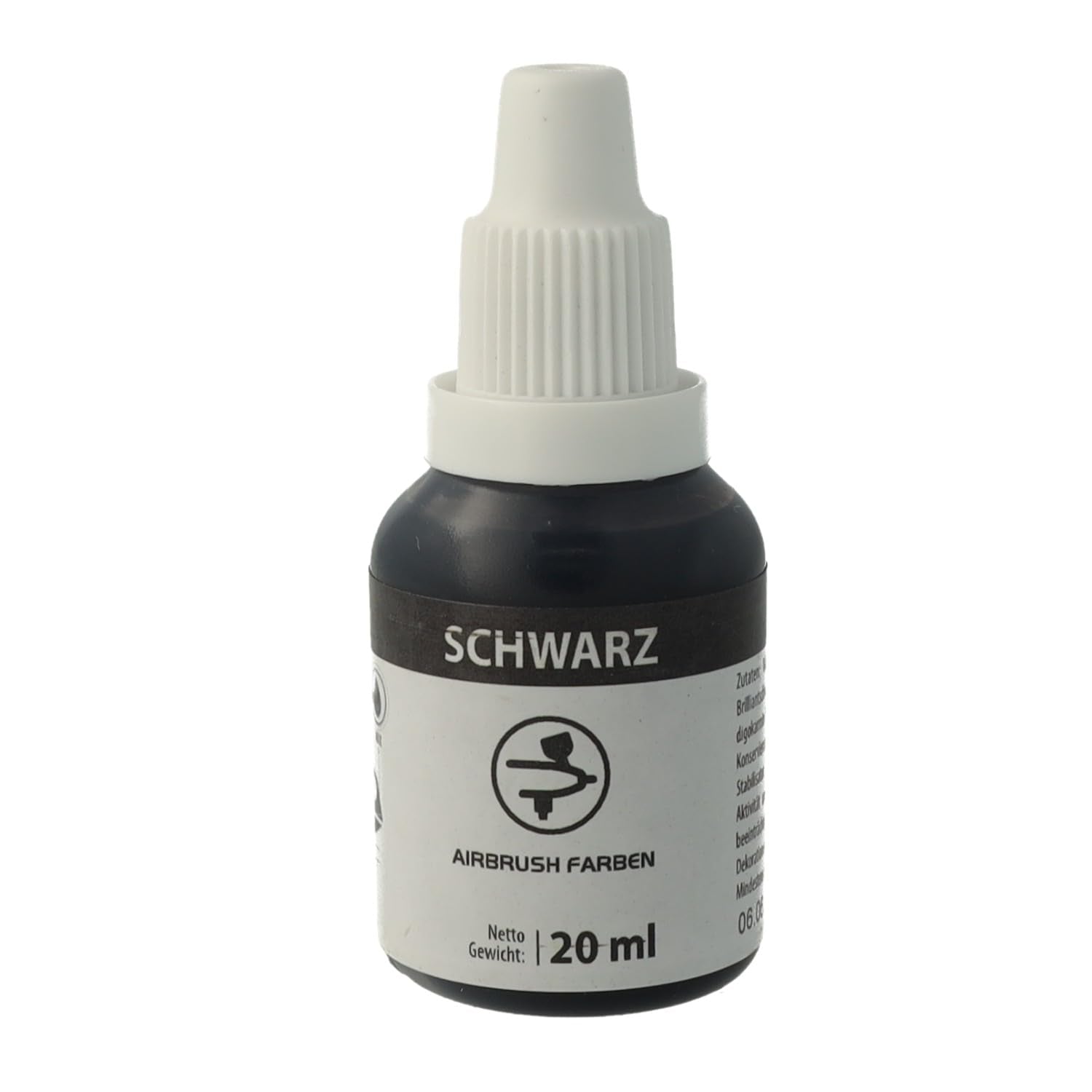 Madfarve Bakeryteam Airbrush Sort 20ml