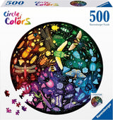 Ravensburger - Puslespil for voksne - Rundt puslespil med 500 brikker - Velegnet fra 12 år - Insekter (farvehjul) - Puslespil lavet i Europa - 12000820 Puslespil Naty Shop