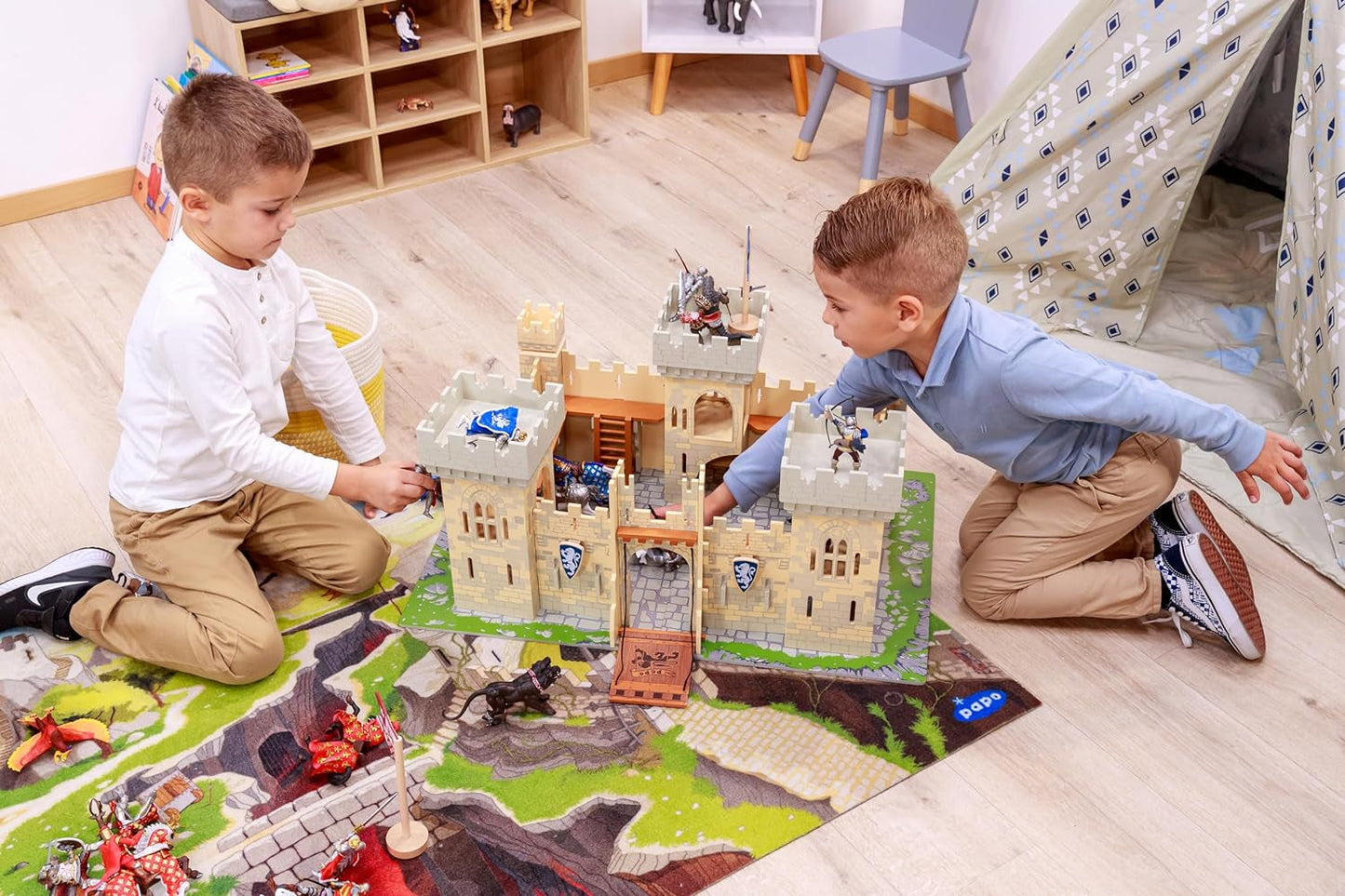 Papo - 36025 - Ice Golem - Middelalder & Fantasy - Til børn - Velegnet til drenge og piger - Fra 3 år Actionfigurer Naty Shop