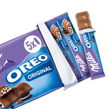 Milka & OREO barer – Alpine mælkechokolade med sprøde stykker af OREO kiks i mælkecreme – 13 x 185g