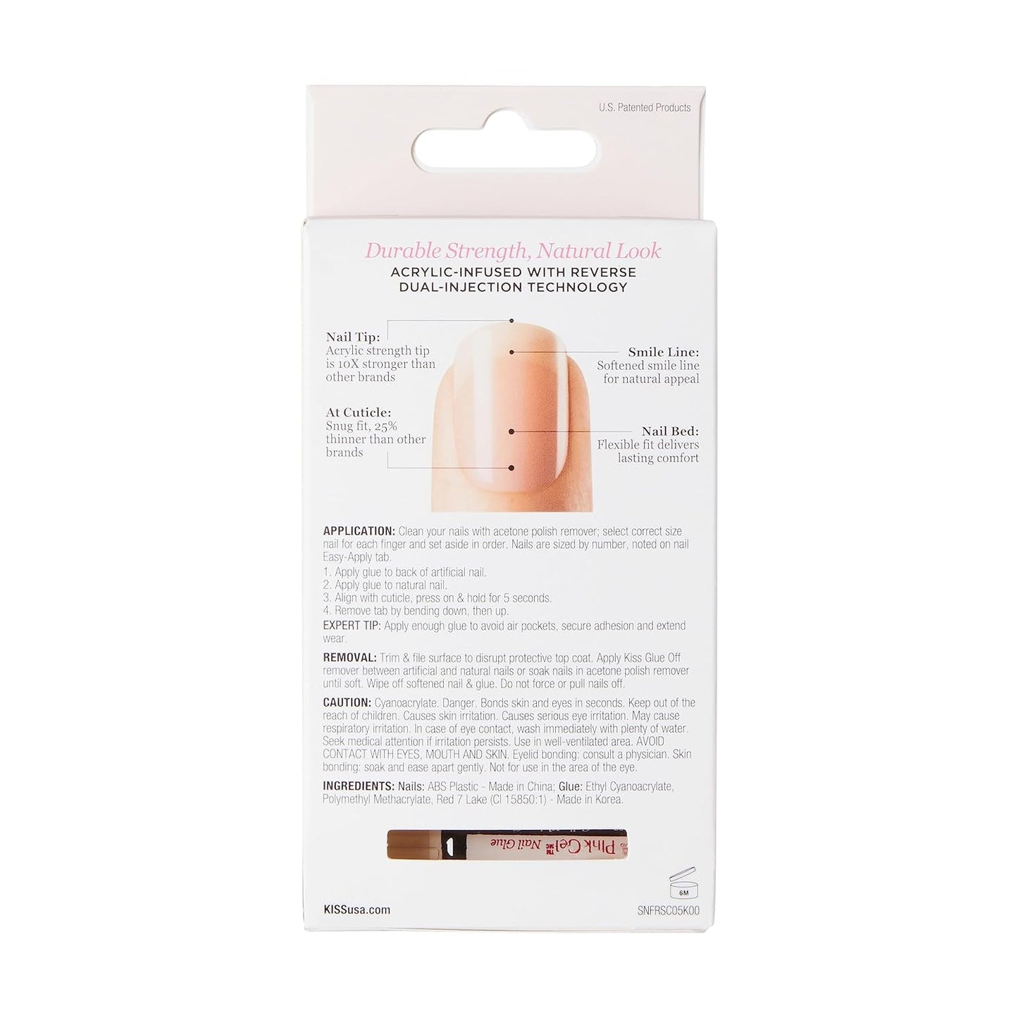 Kiss Nude Nails Amazing Nails (pakke med 2)
