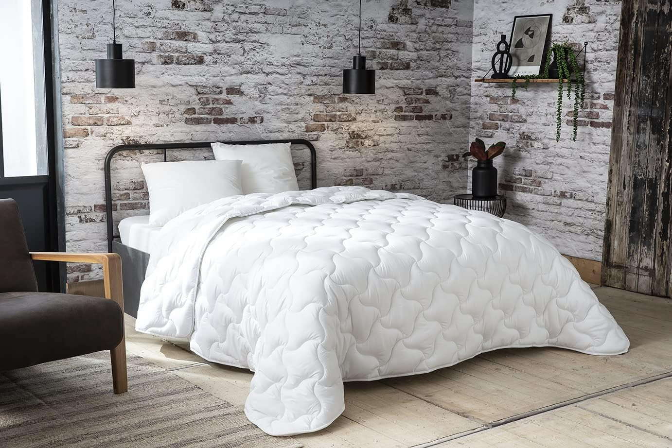 Acaristop dynebetræk Antimide og antibakteriel, hvid, 240 X 260 cm Dyner og dyner Naty Shop