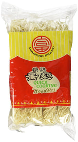 DIAMOND Nudler med æg, instant hvedemel wok nudler og tilbehør - 1 x 500 g