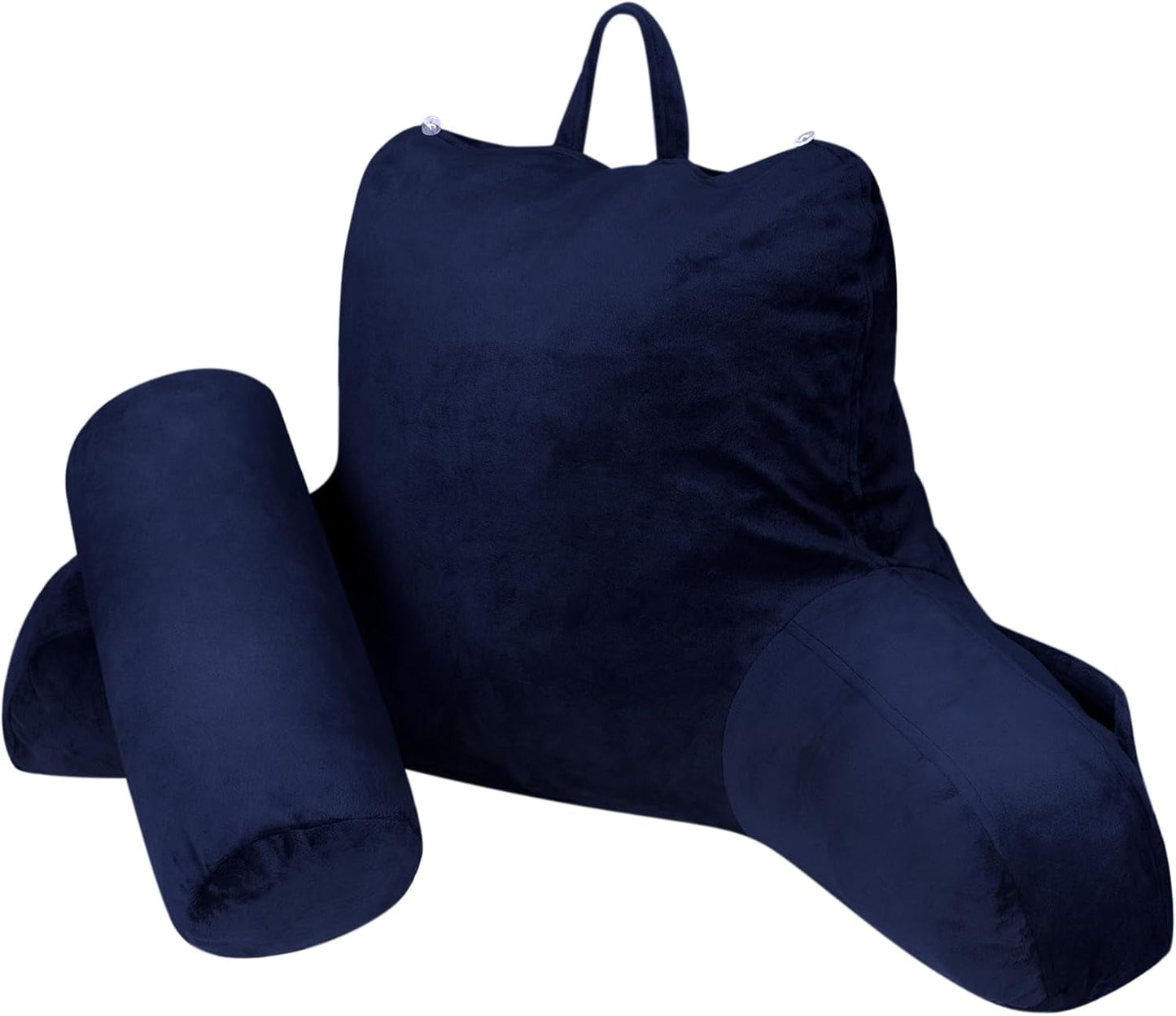INFANZIA ergonomisk læsepude med armlæn, rygstøtte, marineblå