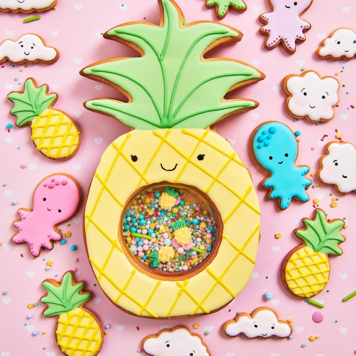Funcakes Mix Für Royal Icing, Einfach Zu Berübenen, Zum Dekorieren Von Kuchen Und Keksen, Schöne Glasur, Nur Wasser Addenden, Halal., 450 G Glasuri og Decor Naty Shop