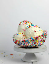 RUF Drys af farvet sukker i regnbuefarver, 1 kilo Sprinkles Naty Shop
