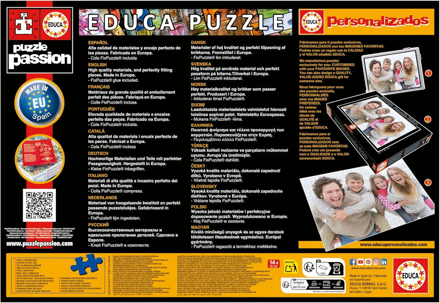 Educa - Puslespil med 1500 brikker for voksne | Den japanske have. Mål: 85 X 60 cm. Inkluderer Fixpuzzle puslespil lim. I 14 år (19937) Puzzle Naty Shop