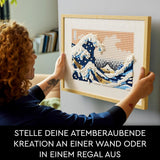 LEGO 31208 Art Hokusai - The Great Wave 3D japanske vægdekorationer Håndværkssæt Indrammet havlærred Voksenhobbyer DYI Hjemmekontordekorationer Byggesæt Besuche den LEGO-Store