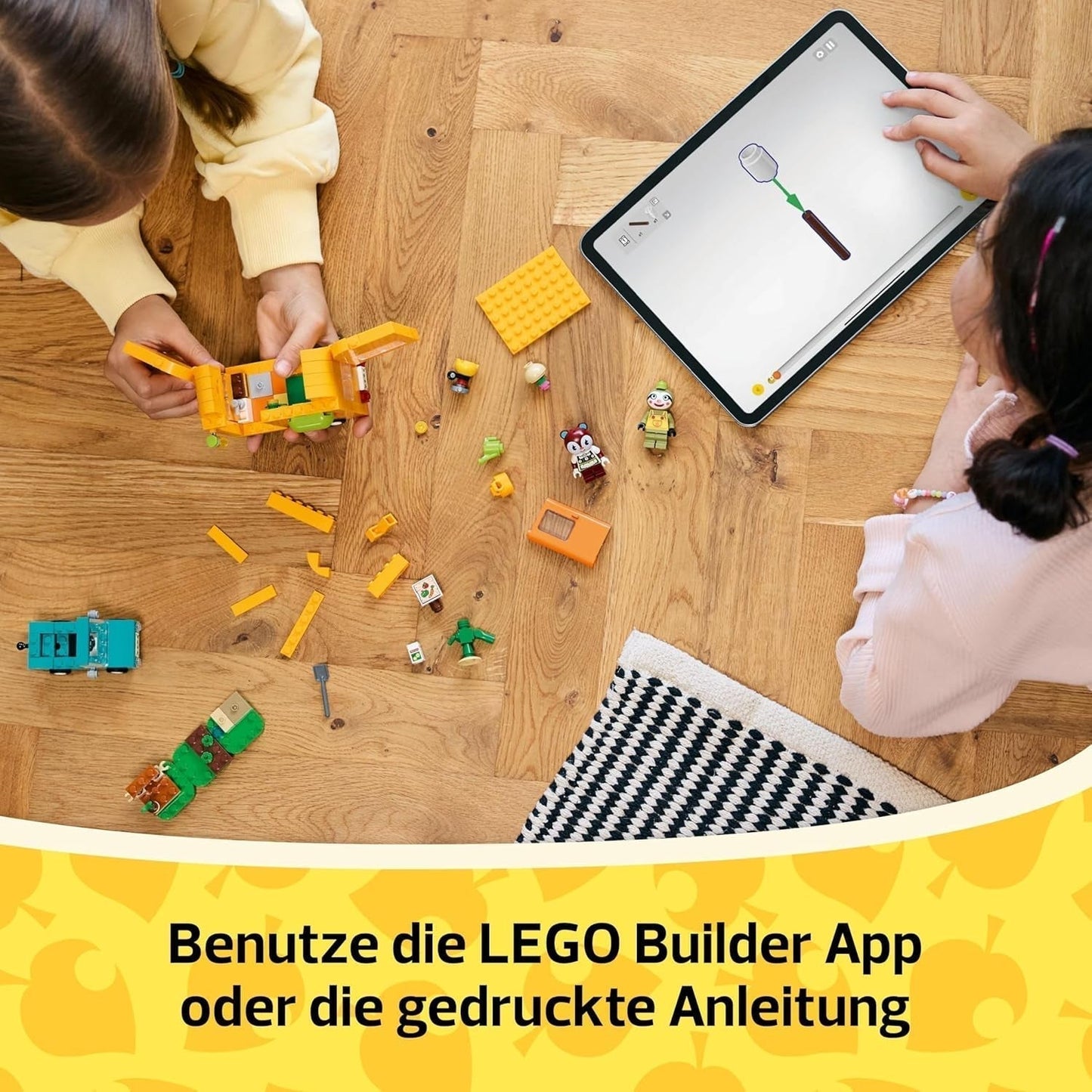 LEGO Animal Crossing Gerd's Caravan & Have Rollelegssæt Billegetøj til børn 7 år Piger og drenge Gavevideospillegetøj med dyrefigurer 77054 Byggesæt Besuche den LEGO-Store