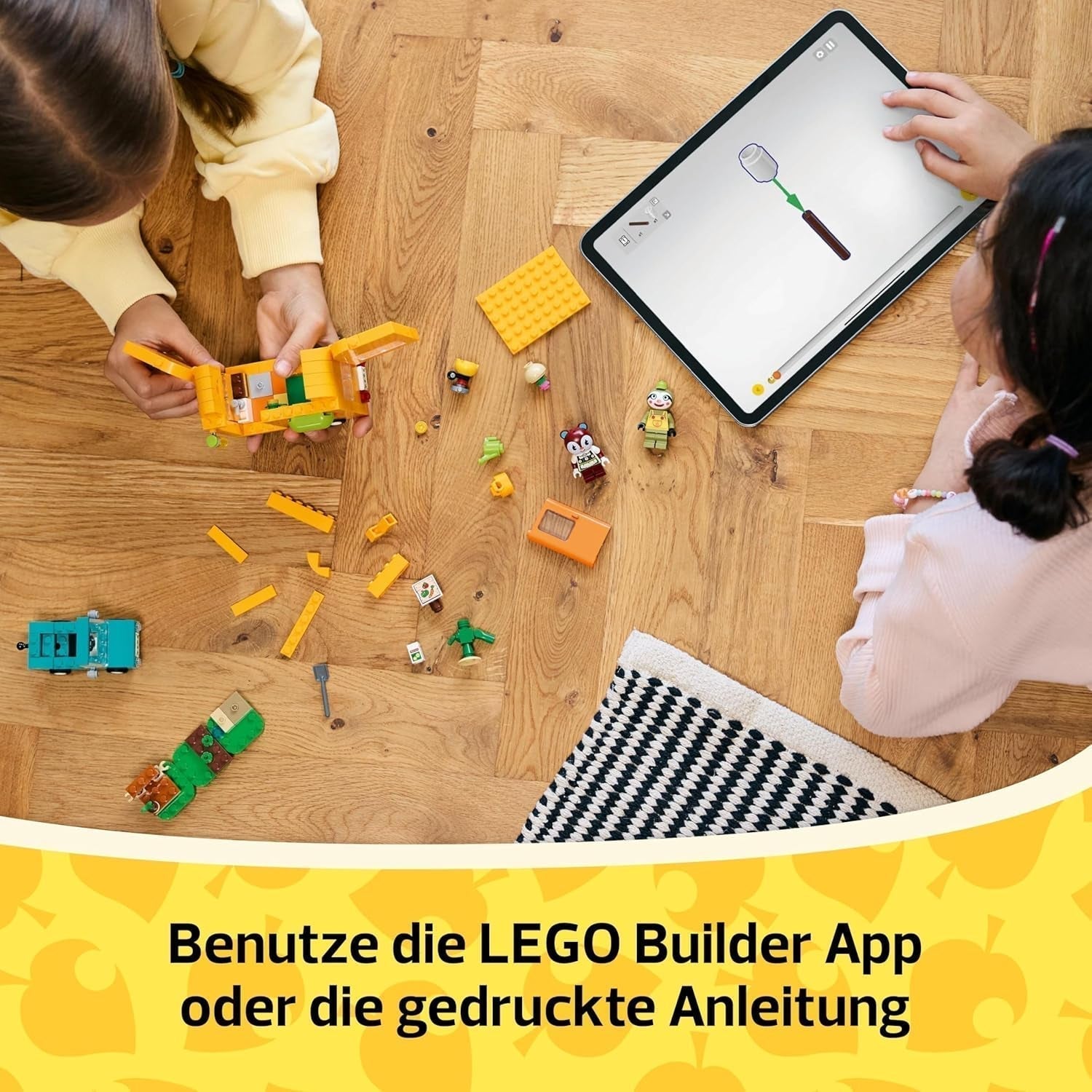LEGO Animal Crossing Gerd's Caravan & Have Rollelegssæt Billegetøj til børn 7 år Piger og drenge Gavevideospillegetøj med dyrefigurer 77054 Byggesæt Besuche den LEGO-Store
