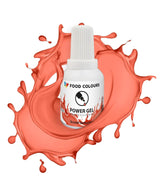 Gel madfarve, beige, champagnefarve, 20 g. Food coloring for a wide range of applications for decorating cakes, tarts, cream, sponge cake, royal icing, macarons.