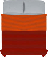 Orange/rust microfiber sommerdyne til dobbeltseng 250 X 250 cm dyner og dyner Naty Shop
