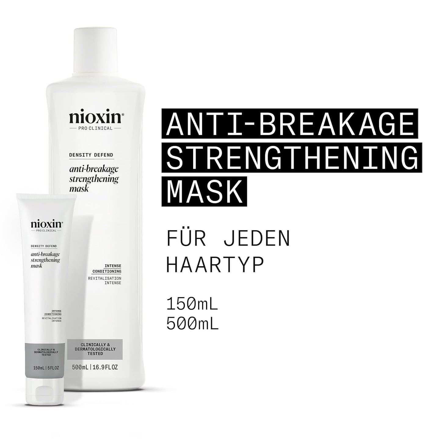 Nioxin Density Defend Anti-Breakage Strengthening Hair Mask - Fugtgivende hårmaske mod hårbrud, leave-in hårpleje med C-vitamin Hårmaske Naty Shop