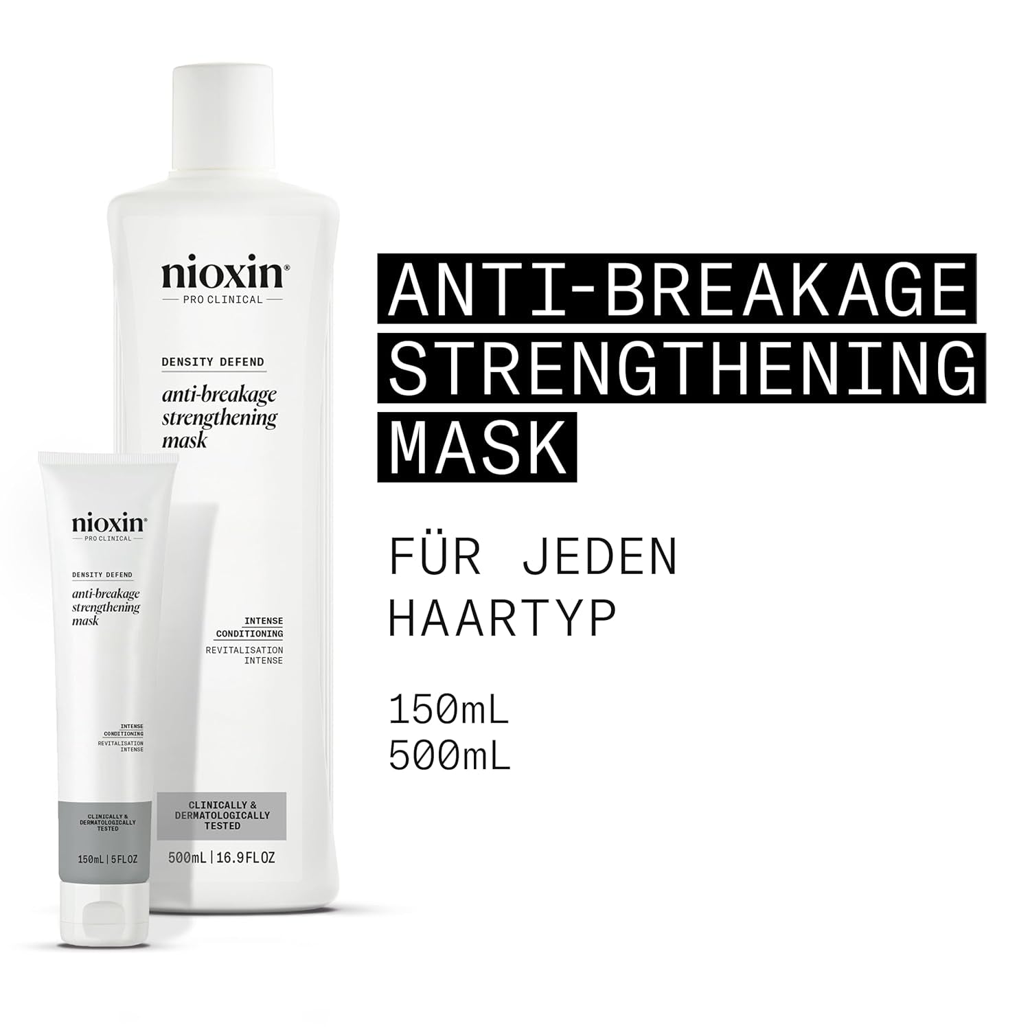 Nioxin Density Defend Anti-Breakage Strengthening Hair Mask - Fugtgivende hårmaske mod hårbrud, leave-in hårpleje med C-vitamin Hårmaske Naty Shop