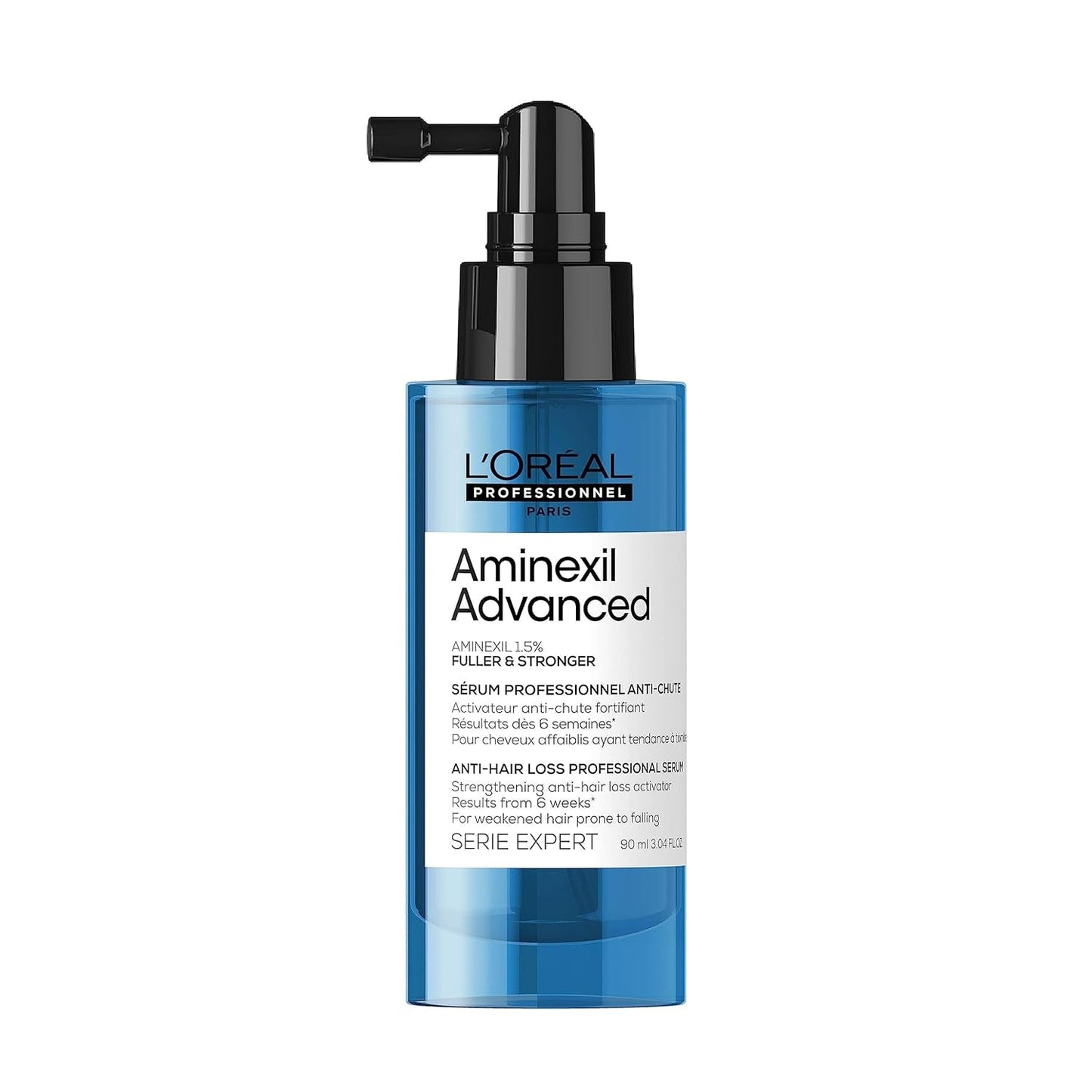 L'Oréal Professionnel Strengthening Serum mod hårtab, For fyldigere og stærkere hår, Aminexil Advanced Anti-Hair Loss Activator Serum, 90 ml Hårpleje Naty Shop 90 Ml (1 pakke)