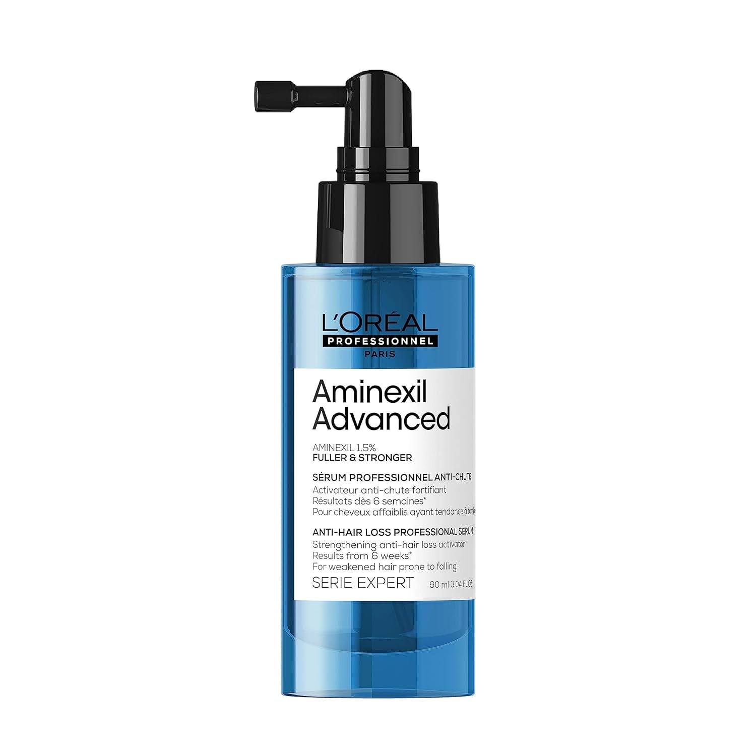 L'Oréal Professionnel Strengthening Serum mod hårtab, For fyldigere og stærkere hår, Aminexil Advanced Anti-Hair Loss Activator Serum, 90 ml Hårpleje Naty Shop 90 Ml (1 pakke)