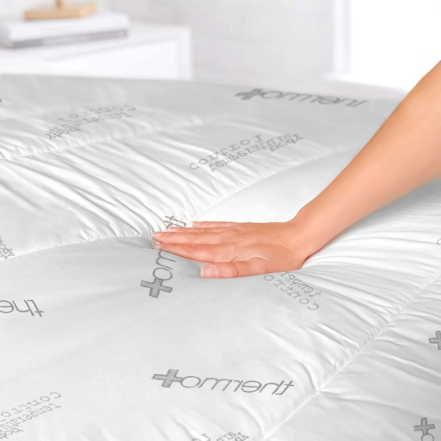 MB Home Italia, Topper, Termokontrol, Dobbelt 160X195 Cm Dyner og quilts Naty Shop