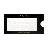 NÉONAIL Nagel Stempel Mit Schaber - Nägel Selber Machen - Nail Art Stempel - Nageldesign Für Nagel Schablone - French Nails Stempel - Silikon Nagelstempel