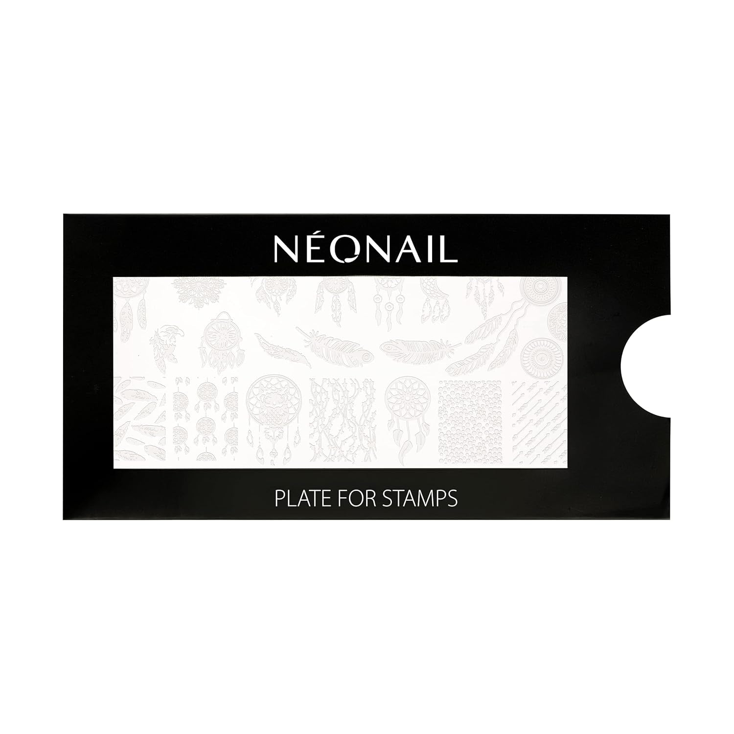 NÉONAIL Nagel Stempel Mit Schaber - Nägel Selber Machen - Nail Art Stempel - Nageldesign Für Nagel Schablone - French Nails Stempel - Silikon Nagelstempel