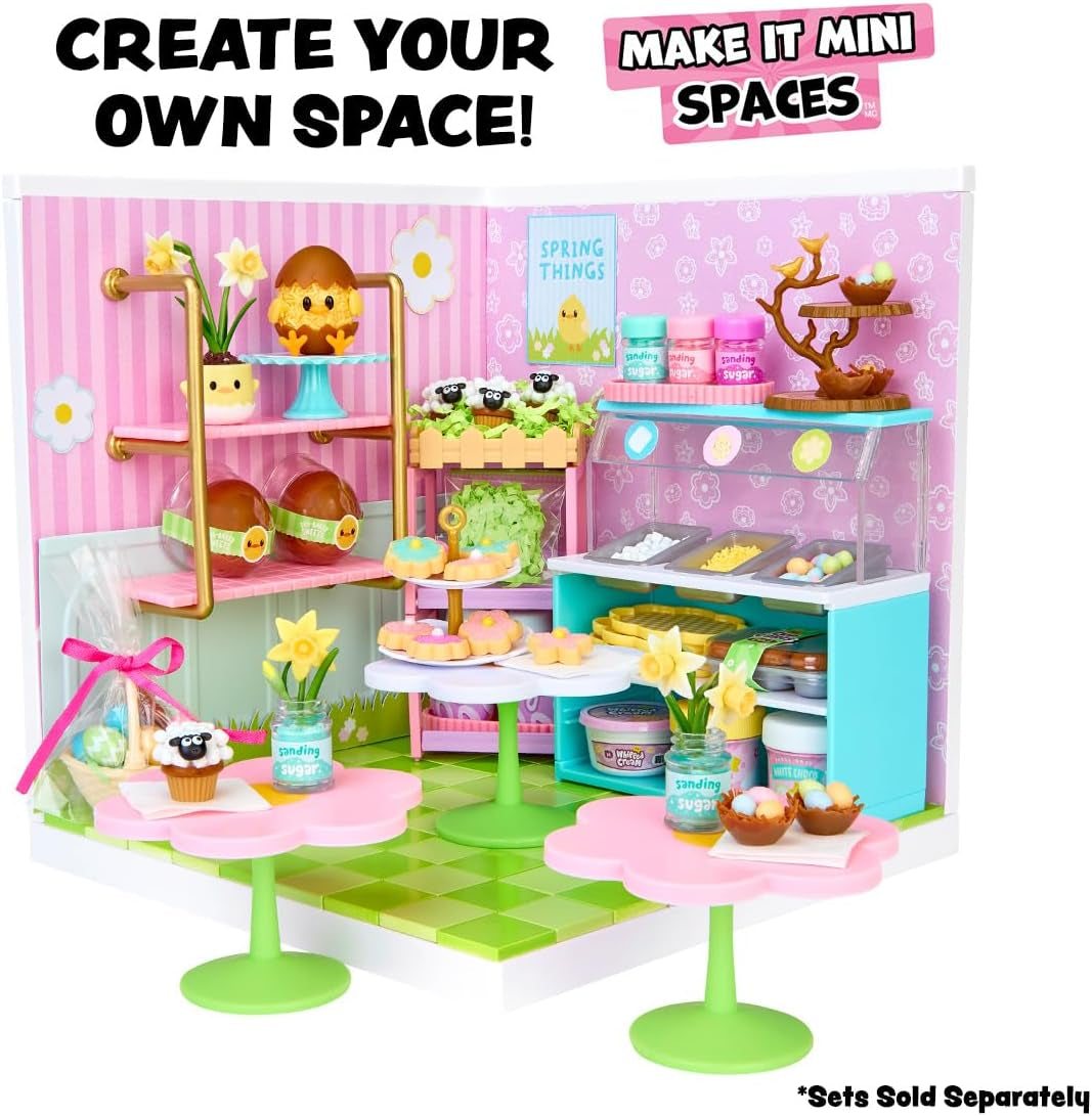 MGA's Miniverse Make It Mini Spring Series - Sæsonbestemte harpiks-miniaturesamlerobjekter til gør-det-selv og display med replika, ikke-spiselige ingredienser - til samlere og børn fra 8 år og opefter