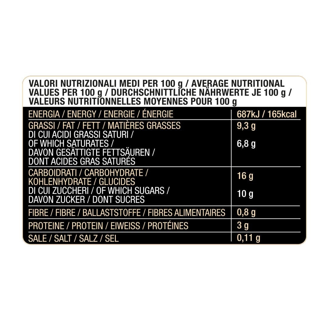Caffè Borbone Baileys Kaffeecreme - Creme auf Milchbasis med lactosefriem, løslichem Kaffee, med Baileys - lactose- og glutenfrei - 550-Gramm-Kartonpackung