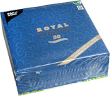 Papstar, 50 servietter "ROYAL Collection" 1/4 gange 40 Cm X 40 Cm champagne "Casali", #84877