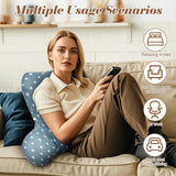 Læsepude, rygpude med armlæn, ryglæn i seng eller sofa, sengepude til læsning, arbejde og leg