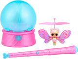 LOL overraskelse! Magic Flyers Fairies Tots - Blomsterbarn - Indeholder 1 dukke og 1 tryllestav i en blomsterformet pakke, 2 til at samle, Rose