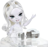Rainbow High Shadow High Girl's Night Doll - Natasha Zima - 28 cm modedukke i nuancer af gråt, hvidt hår og sølv outfit med tilbehør og kam - Til samlere og børn fra 6 år og opefter