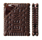 Sprøde småkager med kakao og mørk chokoladecreme, pakke med 14, til opbevaring eller salg (14 x 190 g)