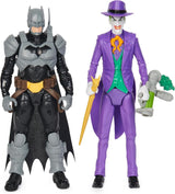 DC Batman Adventures Batman Vs the Joker actionfigursæt, 30 cm - 2 fuldt bevægelige figurer med 12 gear til spændende rollespil, legetøj til 4+ børn Actionfigurer Naty Shop