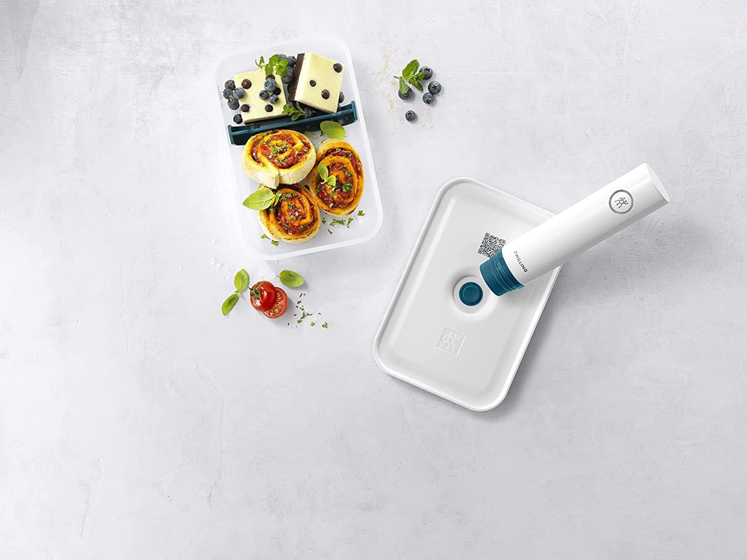 Zwilling Fresh & Save vakuum madpakkesæt / køleskabsopbevaring, 3 stk, plastik, semi-transparent, La Mer Food opbevaringskasser Naty Shop