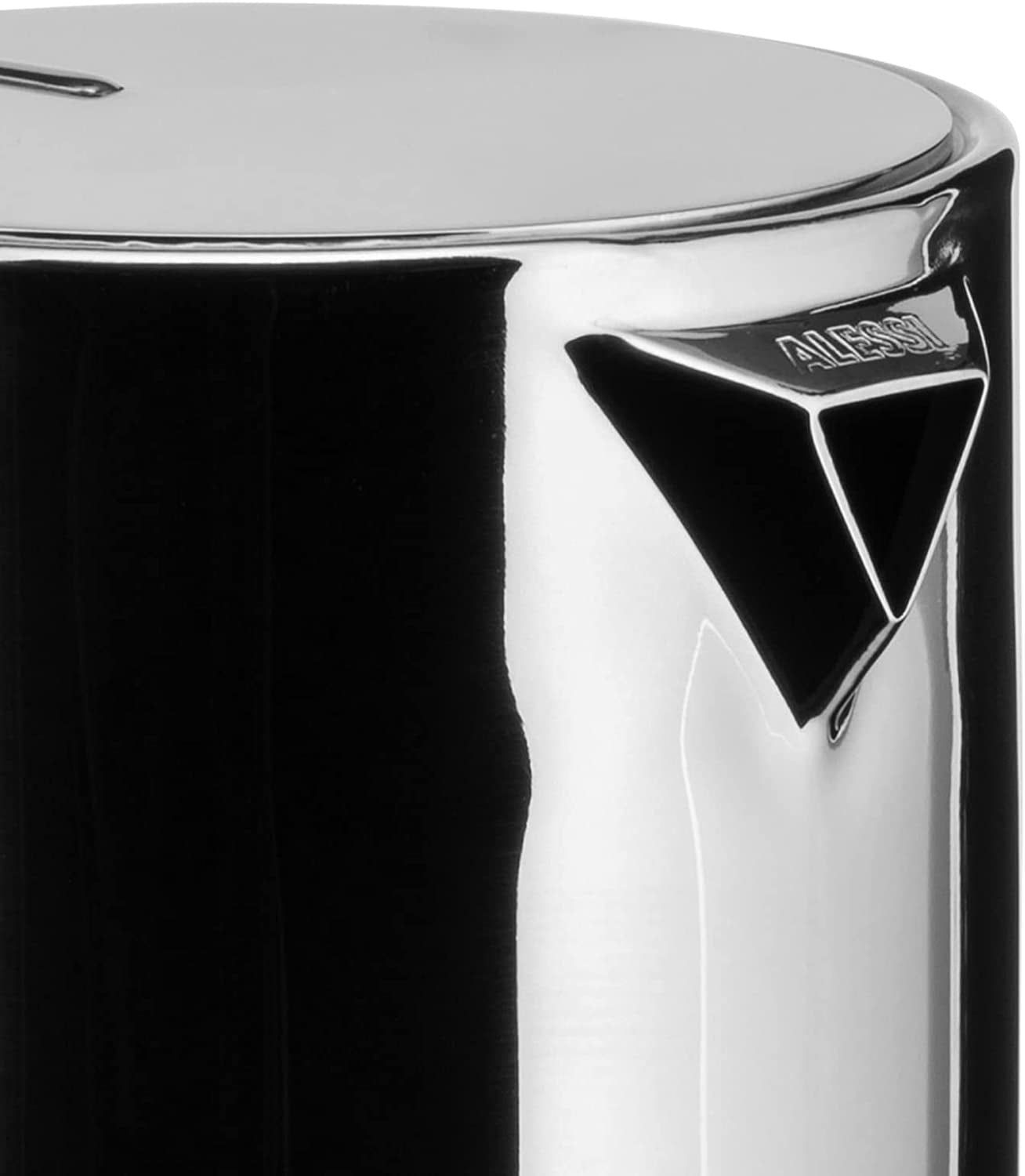 Alessi 9090/6 Espresso med 6 kopper til induktion, rustfrit stål, sølv, 15,5 x 13,5 x 27 cm