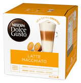Latte Macchiato | 96 Kaffeekapseln & Latte Macchiato Caramel | 48 Kaffeekapseln | Arabica Robusta blanding | Feines Caramell Aroma og Leckerer Milchschaum