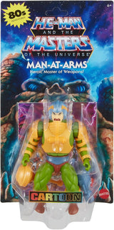 Masters of the Universe Origins Legetøj, Man-At-Arms Duncan Action Figur fra tegneseriesamlingen, Højde ca. 14 cm, helt med aftagelig rustning og tilbehør, HYD25 Actionfigurer Naty Shop