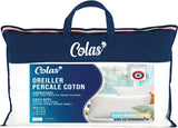 Pude, Bomuld, Percale, 50 X 70 Cm, Fin finish, Komfort, Percale, 100% Bomuld, Høj kvalitet, Blød, Made in France, Hvid 73130220 Naty Shop Standard Puder Standardtitel