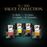 Sheba Sauce Collection våd kattefoder, portionsposer, Salty Multipack, 4x12x85g