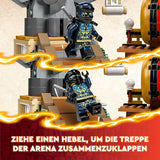LEGO NINJAGO Tournament Arena Eventyrlegetøj til børn Ninja-legesæt med 6 minifigurer Samling Byggesæt Fødselsdagsgave til 7-årige drenge og piger 71818 Byggesæt Besuche den LEGO-Store