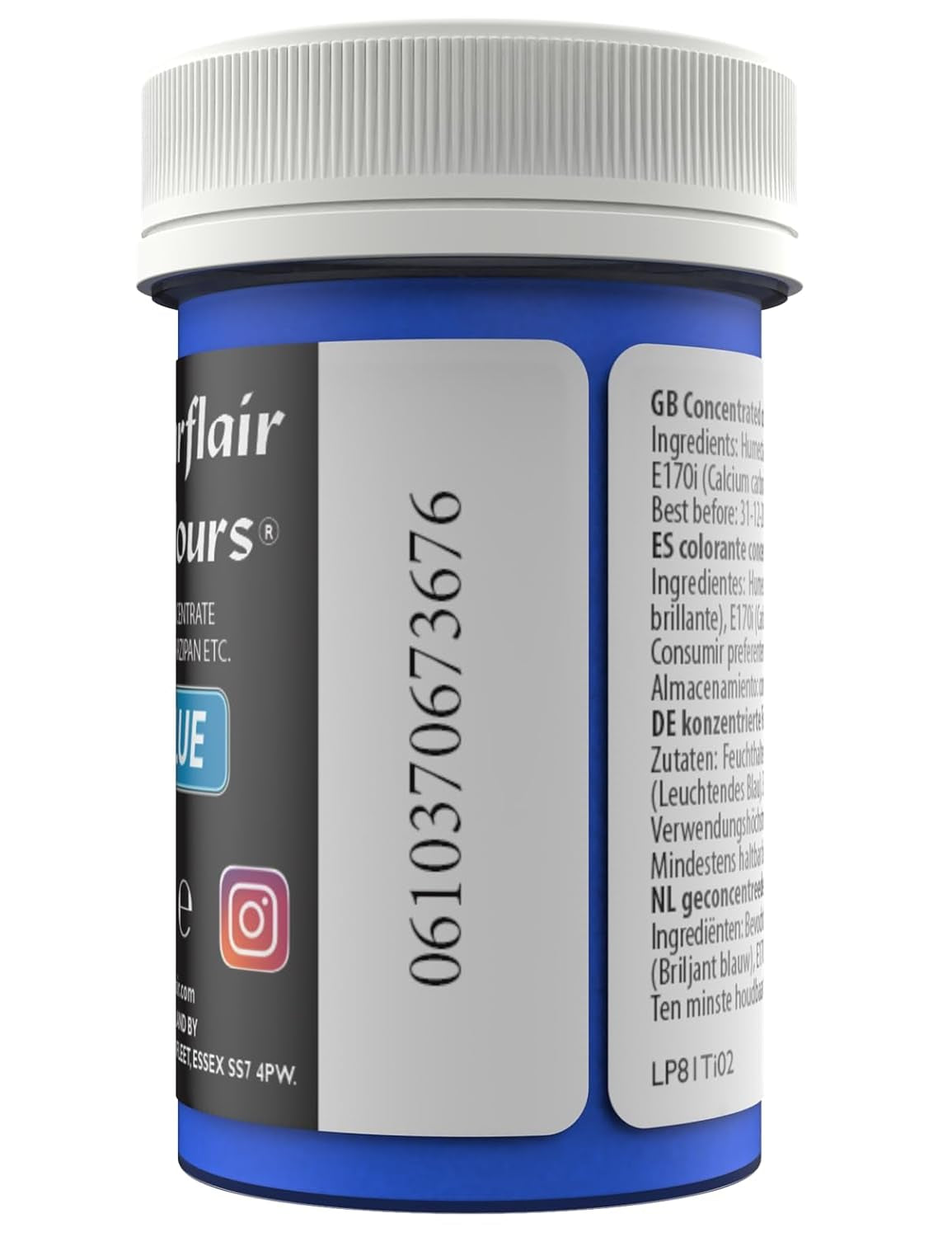 Madfarve Sugarflair Paste Pastel Himmelblå, madfarve til pasta, til fondant og marcipan, koncentrerede farver Spectral - 25 g