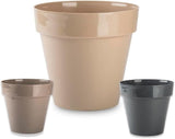 Lille plastpotte - diameter 12 cm, let og holdbar, ideel til frøplanter, stiklinger og stueplanter - tilfældig farve, Aléatoire