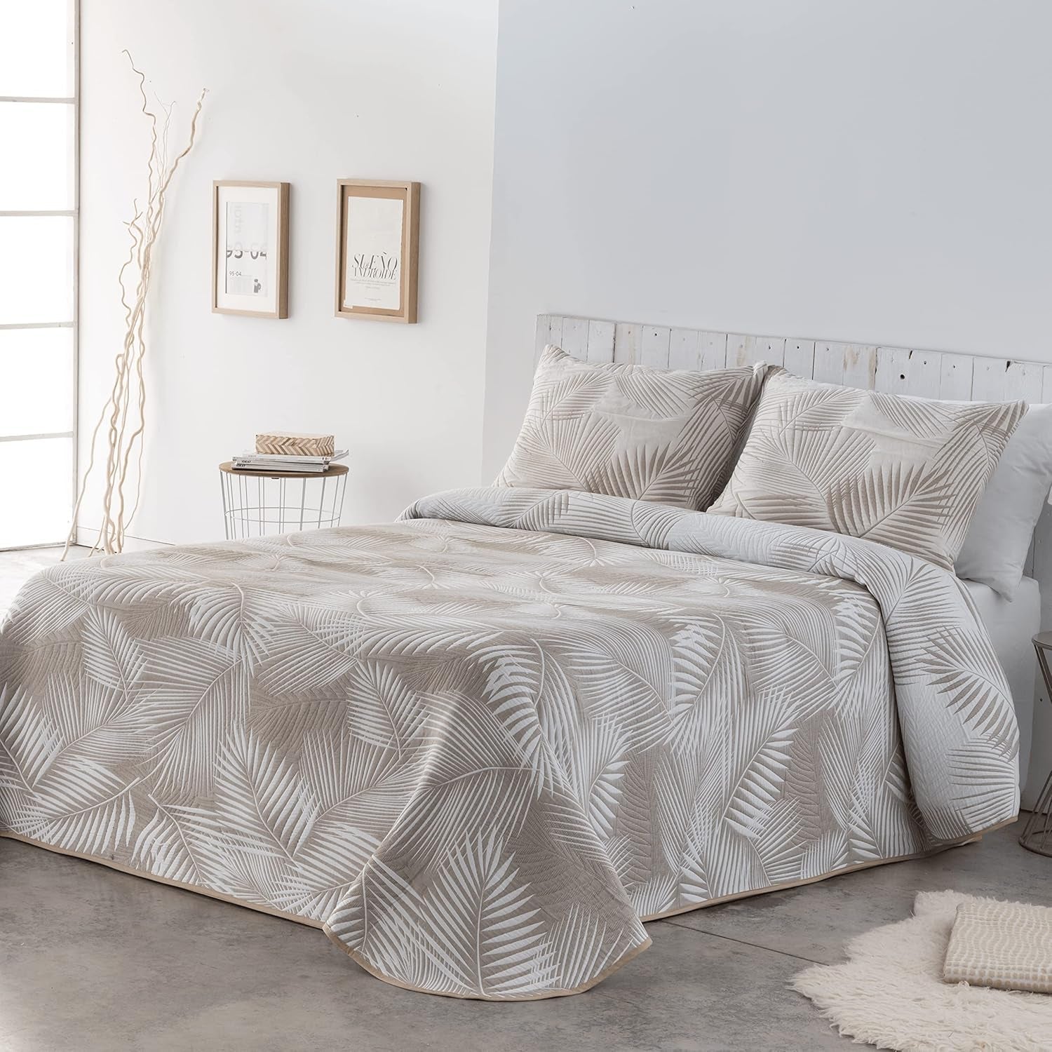 VIALMAN Sofia 30 Bouti Light dyne til dobbeltseng | quilt størrelse 250 X 270 cm, grå Dyner og quilts Naty Shop Porc 250 X 270 Cm